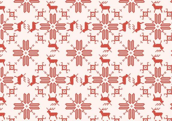 Reindeer Red Pattern