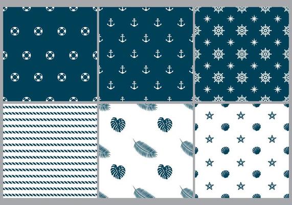 Beach Monochromatic Patterns