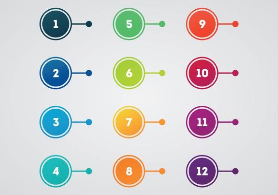 Bullet Points Vector