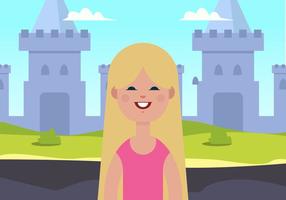 Vector Princess Castle 