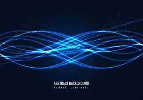 Free Vector Abstract Shiny Blue Wave Background