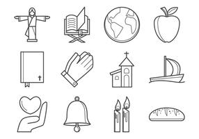 Free Christian Religion Icon Vector