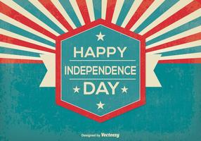 Retro Style Independence Day Illustration vector