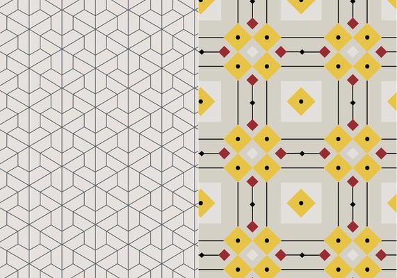 Geometric Mosaic Pattern