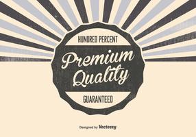 Retro Premium Quality Background vector