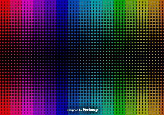 Abstract Halftone Background - Vector Background