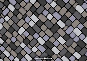 Cartoon Square Stones Texture - Vector Background