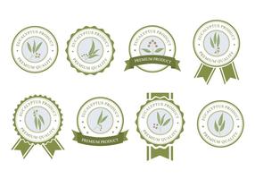 Free Eucalyptus Label vector