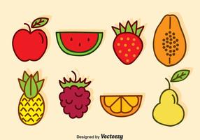 Cartoon Fruits Vector