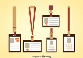 Lanyards Vector Sets