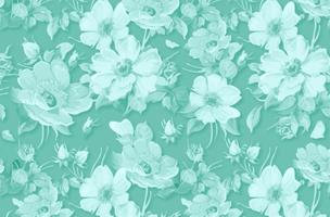 Classic Vector Floral Background 