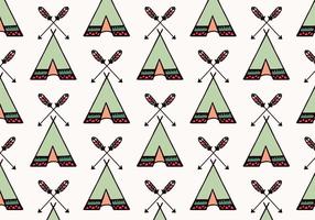 Free Vector Tipi Pattern