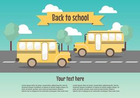 Back To School Vector Background