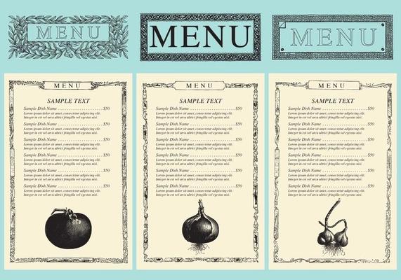 Old Style Menus