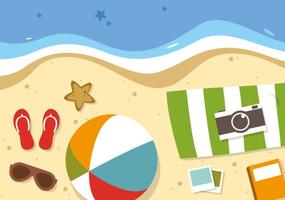 Flat Summer Travel Vector