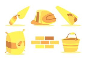 Bricklayer Vector Set