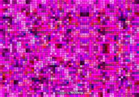 Pink Mosaic Vector Background