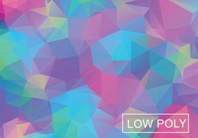 Cool Color Geometric Low Poly Style Illustration Vector