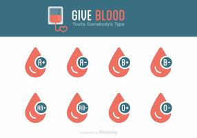 Free Blood Types Vector