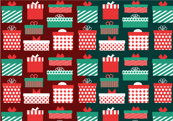 Gift Pattern Vector