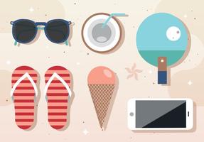 Free Vector Summer Components