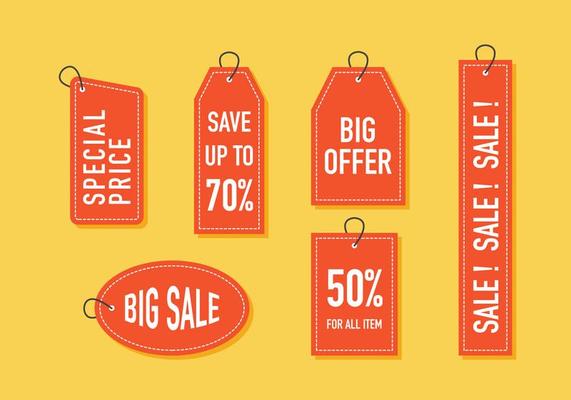Sale Tag Set