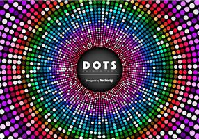 Vector Abstract Background With Colorful Dots