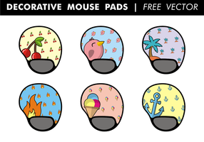 Decorative Mouse Pads Free Vector