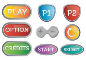 Free Arcade Button Icons Vector