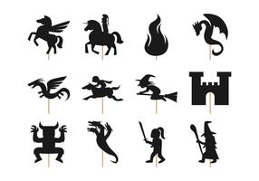 Free Fairy Tale Shadow Puppet Vector