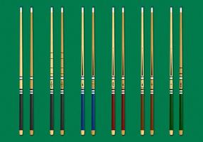 Awesome Pool Stick vector