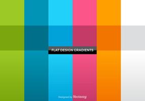 Free Flat Gradients Vector Set