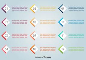 Vector Bullet Points With Numbers