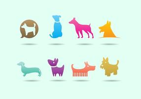 Vectores del logotipo del perro