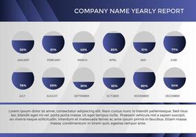 Free Annual Report Vector Presentation 7