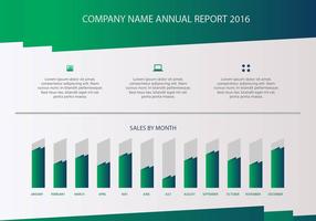 Free Annual Report Vector Presentation 3