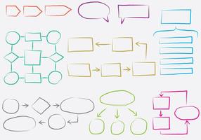 Mind Map Drawings vector