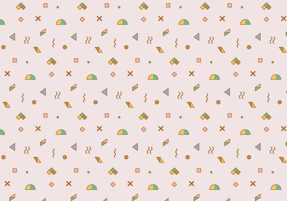 Outlined Geometric Pattern