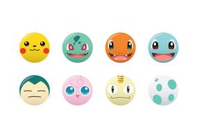 Pixel art retro 8 bit Poke Ball, from pokemon 11185305 Vector Art at  Vecteezy