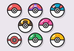 pokeball Vector Icons free download in SVG, PNG Format