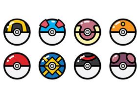 Set Of Pokemon Icons 141925 Vector Art at Vecteezy