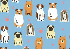 Dogs Pattern vector