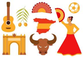 Spain Icons Vector