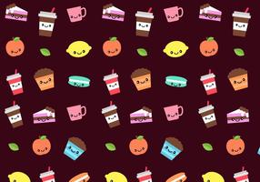 Sweets Pattern Vector