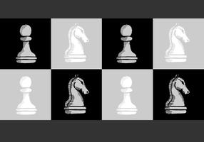 Chess Knight Pawn Vectors