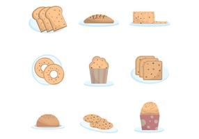 Pastel de Pasas gratis Vector