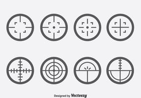 Conjunto de vector de etiqueta de láser