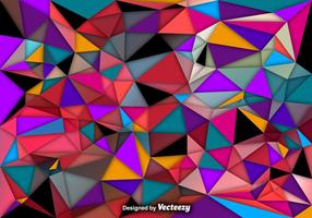 Vector Abstract Background Of Colorful Polygons