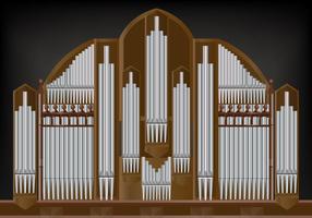 Pipe Organ Vector