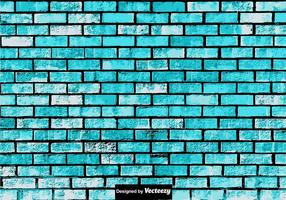 Abstract Grunge Blue Brick Wall Texture vector